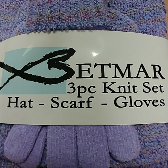 Betmar 3 Pc. Knit Set-Hat, Scarf, Gloves - Picture 2 of 7